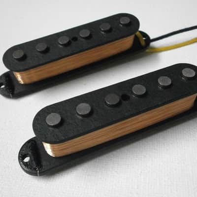 JAGUAR A5 Pickups Bridge Neck HOT Texas Special Vintage Hand Wound Fits Fender Q pickups Jag Offset image 3