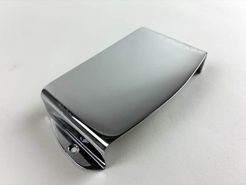 Fender Vintage Precision Bass Bridge Cover "Ashtray" Chrome 1960s–1970s image 1