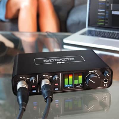 Mint MOTU M2 2x2 USB-C Audio Interface Bundle w/Samson SRH350 Over-Ear Stereo Head... image 5