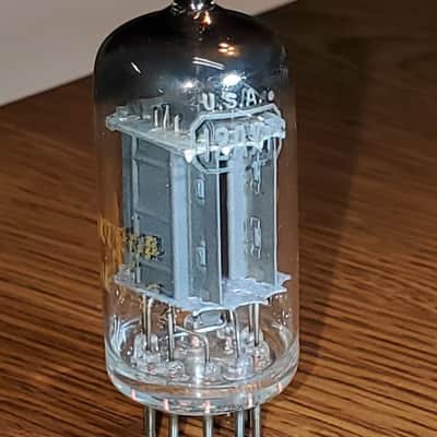 12AX7/ECC83 RCA Angled "D" Getter MaxiPreamp2/TV7 tested image 1
