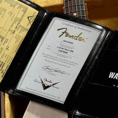 Fender Custom Shop Limited Edition 1959 Telecaster Journeyman Relic Aged White Blonde [CZ579649] (08/31) image 3