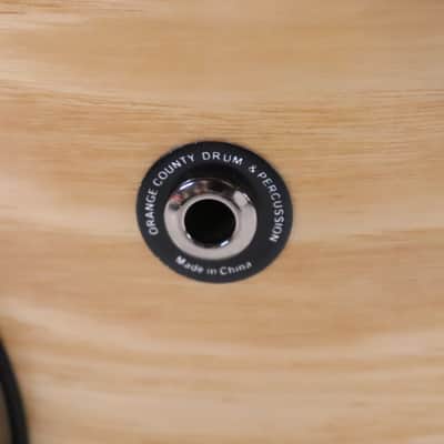 Orange County Drum & Percussion Maple Ash Snare Drum 7 x 13" Natural Gloss image 6