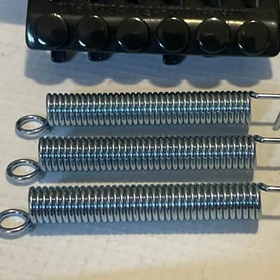 2000's Jackson Dinky Guitars JT-580LP Black Licensed Floyd Rose Tremolo Guitar Bridge image 4