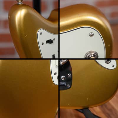 Fender American Vintage “Thin Skin” Jazzmaster Aztec Gold 2015 w/OHSC image 11