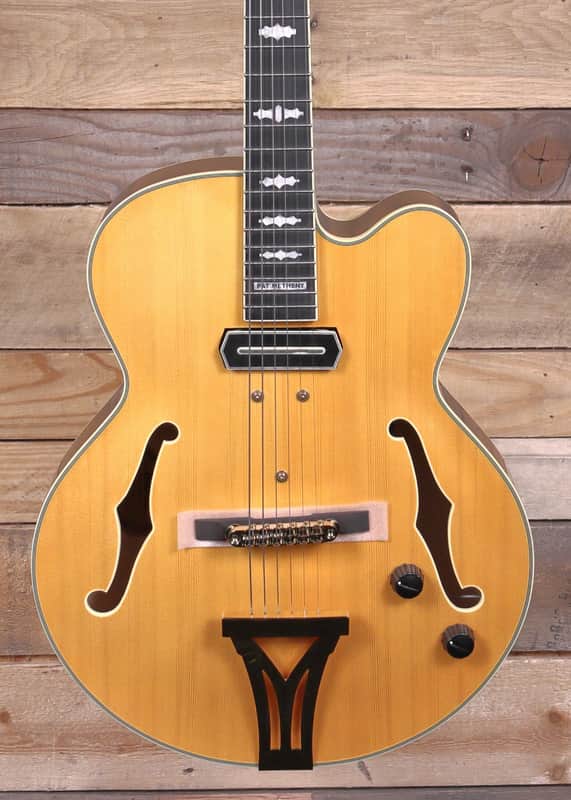 Ibanez Pat Metheny Signature PM3C Hollowbody Guitar Natural Amber  w/ Case image 1
