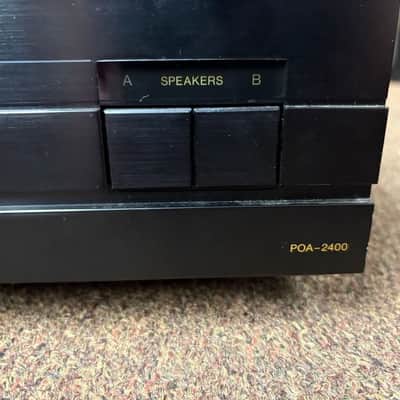 Denon POA-2400 Vintage High-current Analog Stereo Power Amplifier image 6