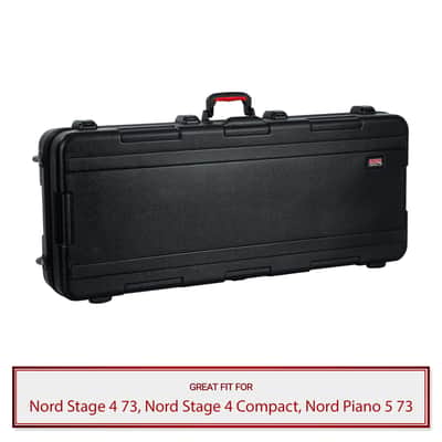 Gator Keyboard Case for Nord Stage 4 73, Nord Stage 4 Compact, Nord Piano 5 73
