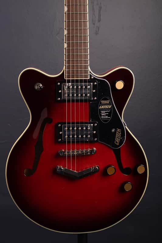 Gretsch G2655 Streamliner Center Block Jr. Double-Cut Semi-Hollowbody Guitar - Claret Burst image 1