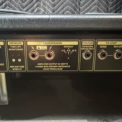 Bugera V55HD-INFINIUM 55W 2-Channel Tube Amp Head - Black image 4