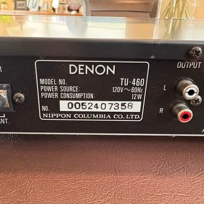 Denon TU-460 Mid 1980’s - Black image 5