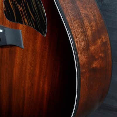 Taylor 324ce Next Generation Acoustic-Electric Guitar – V-Class Bracing, Mahogany Shaded Edgeburst image 13