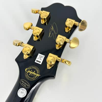 2018 Epiphone Joe Bonamassa ES-355 Standard Outfit - Ebony image 8