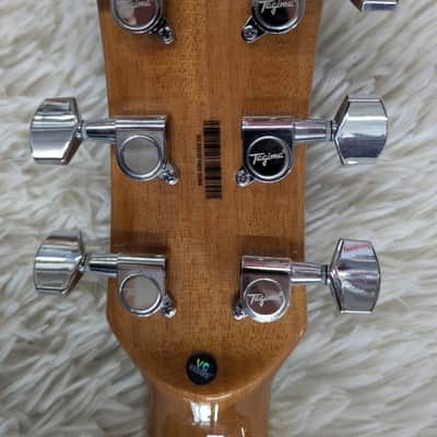 Tagima WS32 EQ BK Walnut Series Acoustic-Electric Medium Jumbo Cutaway Guitar image 4