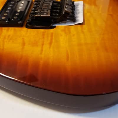 Kramer Striker FR424CM quilted maple loaded body Floyd Rose pickups 2000 sunburst image 8