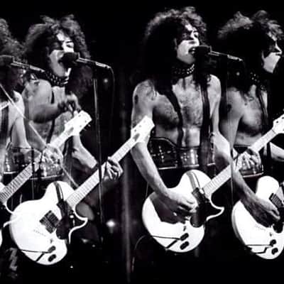 1973 Gibson L6-s In Super Rare Glitter White 100% - Excellent - Paul Stanley - KISS image 7