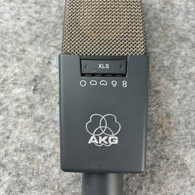 AKG C414 B XLS Large Diaphragm Multipattern Condenser Microphone 2000s - Black image 2