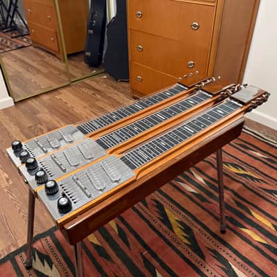 Magnatone Maestro Triple Neck 1955-57 - Natural image 1