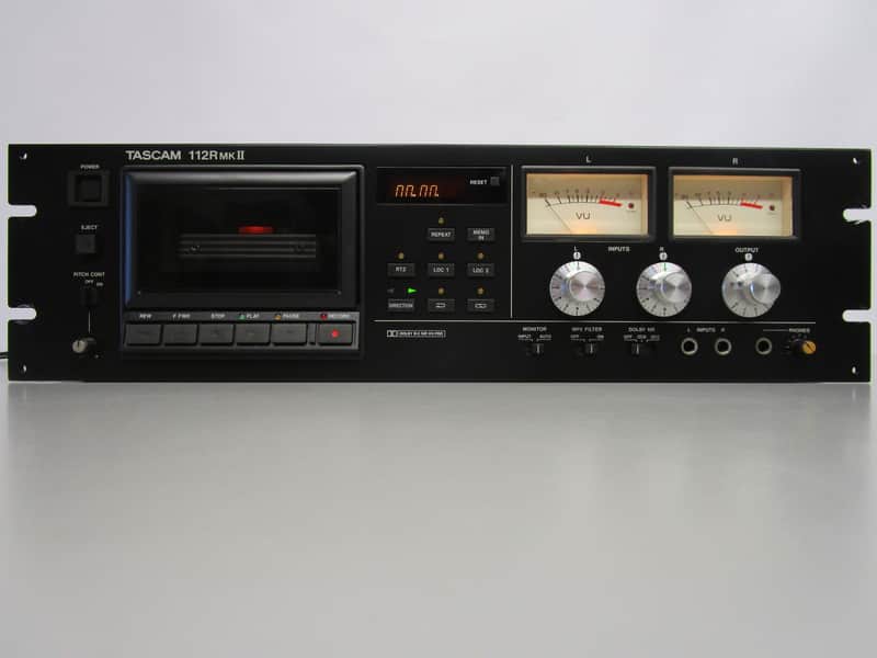 Tascam 112R MKII Stereo Cassette Tape Player and Recorder image 1