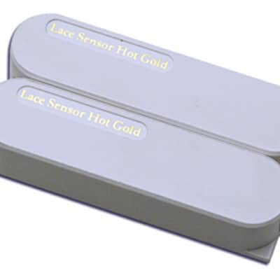 Lace Sensor Hot Gold Dually Bridge pickup - white image 3