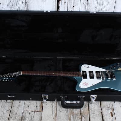 Gibson Vintage 1966 Non-Reverse Firebird III Re-Fin Re-Build Pelham Blue w Case image 22