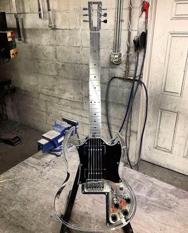 Electrical Guitar Company Acrylic DS Ghost model SOMA Sunn O))) 2010 - Clear & Polished image 1