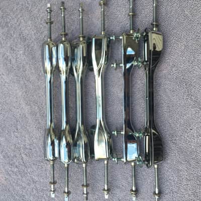 Tama Rockstar Tom Lugs 1990's - Chrome image 5