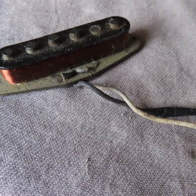 FENDER  STRATOCASTER early 1965 GRAY BOBBIN PICKUP 1-18-65 ORIGINAL 6.03 Kohms image 4
