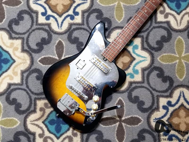 Audition/Teisco Zenon Electric Guitar (1960's, Sunburst) | Reverb