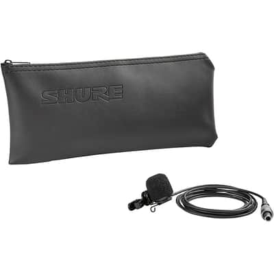 Shure WL185m Cardioid Condenser Lavalier With LEMO Termination Regular  Black image 3