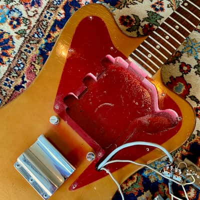 1966 Gibson Firebird III Sparkling Burgundy Metallic Non-Reverse image 3