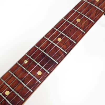 1962 Fender Jaguar - Sunburst - Rare Factory BUBINGA Fingerboard - First Year - Original Case, Strap & Bridge Cover image 13