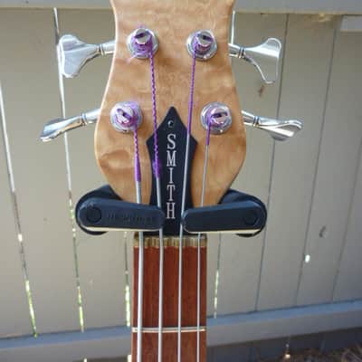 Ken Smith BSR 4J 1997 4 String Bass Quilted Maple USA Made image 11