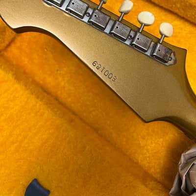 Vintage 1966 Gibson Firebird III Non-Reverse Refin Gold Music City Bridge image 6