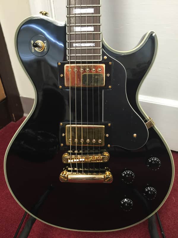 Greg Bennett By Samick Avion AV 7 (Les Paul Style) Ebony | Reverb
