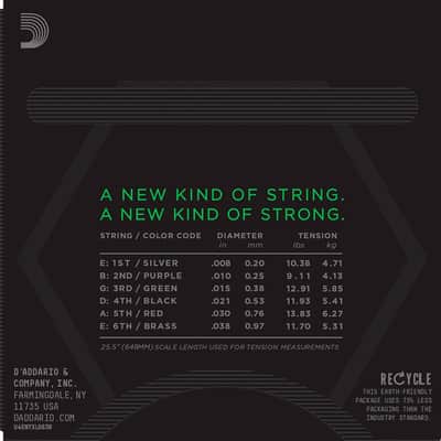 NYXL0838 08/38 Extra Super Light D'Addario image 3