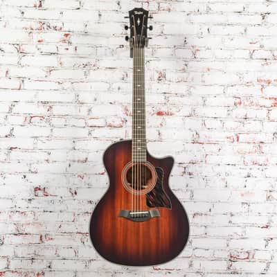 Taylor - (2025) 324ce - Acoustic-Electric Guitar - Mahogany/Mahogany - Shaded Edge Burst Top - w/ Hardshell Case - x5017 CLEARANCE image 2