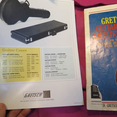 Lot of 2 vintage Gretsch catalog 1964 and 1978 amplifier nashville country gentleman white falcon viking archtop fury image 11