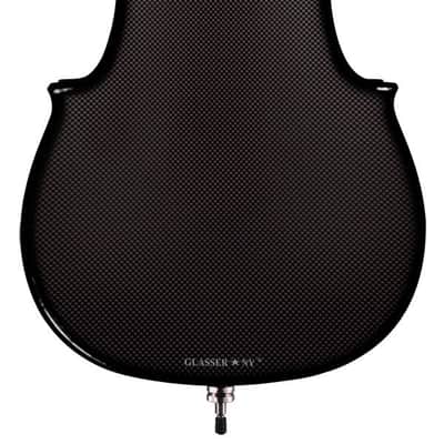 Glasser Carbon Composite Acoustic Electric 5-String Cello Outfit 4/4 size 2020s Black image 3