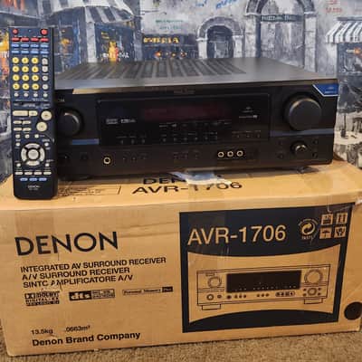 Denon Denon AVR-1706 7-channel home theater receiver 90s image 3