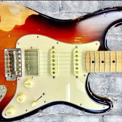 Fender Highway One Stratocaster HSS super strat nitro relic partscaster with Suhr pickups - Nash killer image 1