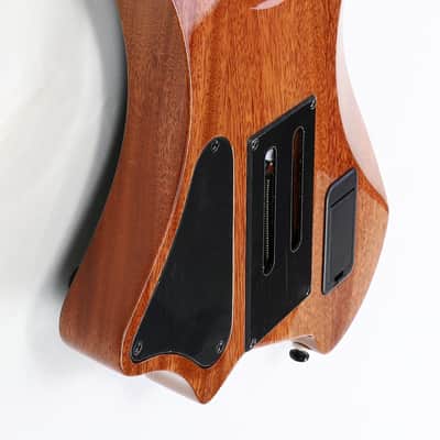 Agile Fan Fret Headless Guitar with Tremolo PERIHELION PRO 62628 TR MOD SS GREEN-BLUE BURST image 11
