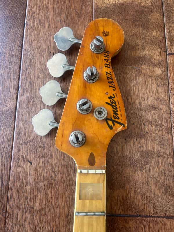 Fender Jazz Bass Neck 1974 - Maple All Original Loaded! Vintage Rare! Priced To Sell! image 1