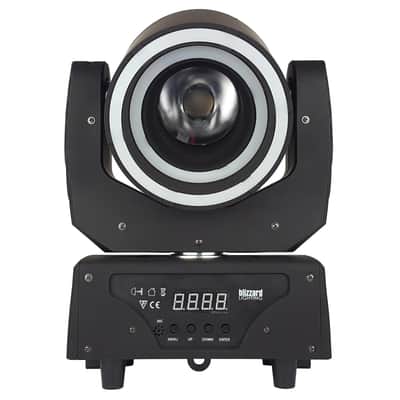 Blizzard Lighting Hypno Beam LED DMX DJ Stage Moving Head Lights 4 Pack w Bags image 6