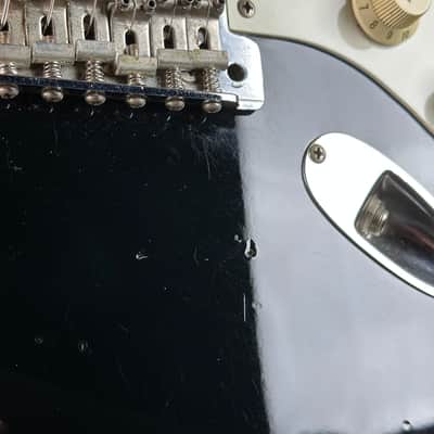 Used 1988 MIJ Squier Black w/case TSU25401 image 8