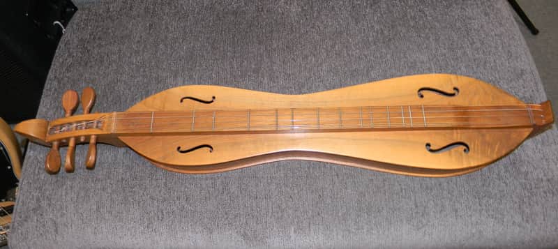 Bob Mize 5 string Mountain Dulcimer solid walnut Mother Maybelle Carter 1977 natural image 1