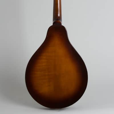Stradolin  Oval Hole Arch Top Mandolin,  c. 1936, original black chipboard case. image 2