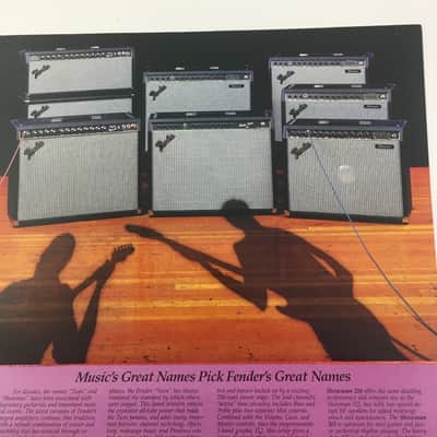 1980s Rivera Era Fender Guitar Amp Amplifiers Collectors Product Catalogue Very Rare Complete Bild 9