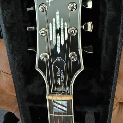 Gibson Les Paul Supreme AAA Quilt Top Limited-Edition Sea Smoke ~Like NEW~ 8.4 LBS Modern Electric Guitar 2024 1960/60's Neck image 10