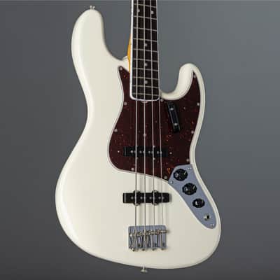 Fender American Vintage II 1966 Jazz Bass RW Olympic White - 4-String Electric Bass image 6