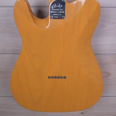 Fender American Ultra Luxe Vintage '50s Telecaster Electric Guitar, Butterscotch Blonde #8788 image 13